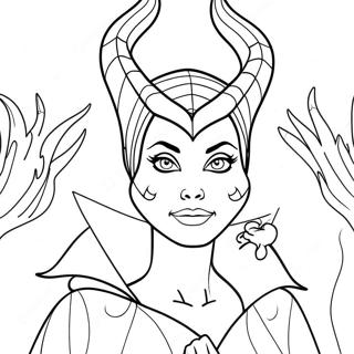 Maleficent Coloring Page 16959-13674