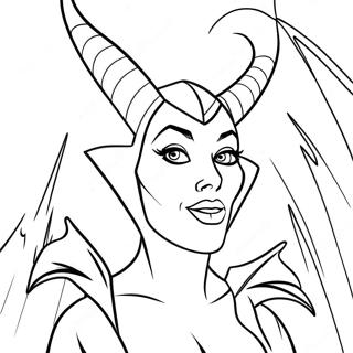 Maleficent Coloring Page 16959-13676