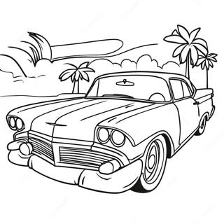 Easy Car Coloring Pages