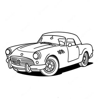 Easy Car Coloring Page 16969-13682