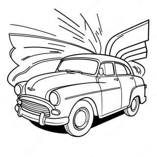 Easy Car Coloring Page 16969-13683