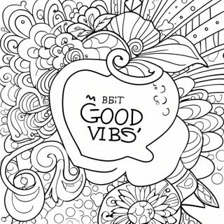 Good Vibes Coloring Pages