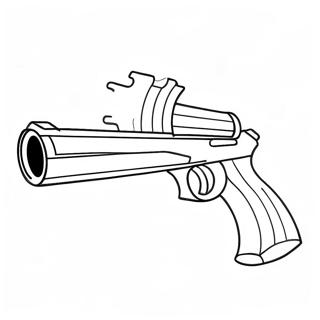 Epic Fortnite Gun Battle Coloring Page 17000-13703