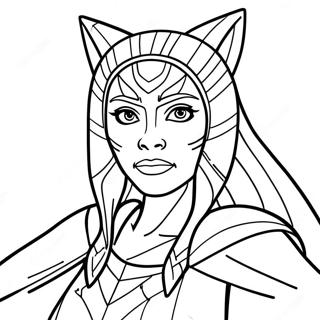 Ahsoka Tano Coloring Pages