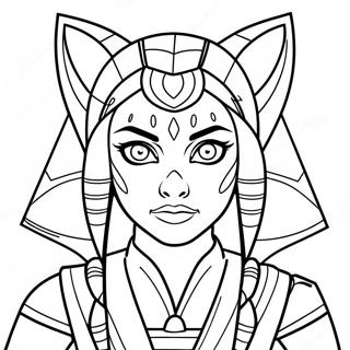 Ahsoka Tano Coloring Page 17009-13712