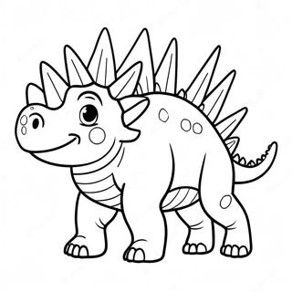 Stegosaurus Coloring Page 17019-13719