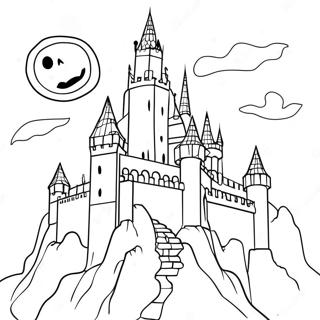 Dracula S Spooky Castle Coloring Page 1702-1404