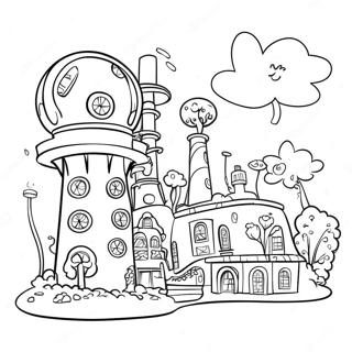 Willy Wonka S Whimsical Factory Coloring Page 17030-13731