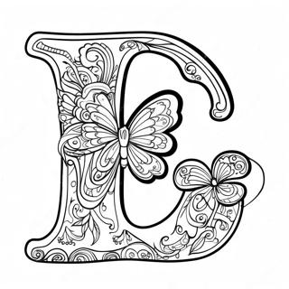 Whimsical Letter W Coloring Page 17050-13745