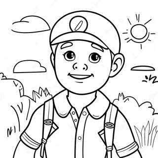 Adventurous Samuel Coloring Page 17060-13757