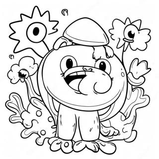 Wacky Wednesday Coloring Pages