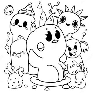 Silly Animals Wacky Wednesday Coloring Page 17080-13769