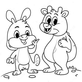 Silly Animals Wacky Wednesday Coloring Page 17080-13770