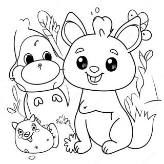 Silly Animals Wacky Wednesday Coloring Page 17080-13771