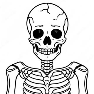 Detailed Human Skeleton Coloring Page 17090-13779