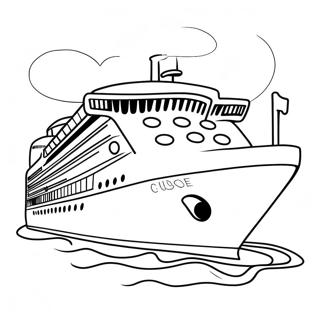 Disney Cruise Ship Coloring Page 17109-13785