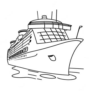 Disney Cruise Ship Coloring Page 17109-13787