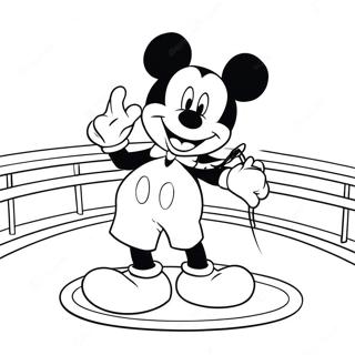 Mickey Mouse On A Disney Cruise Coloring Page 17110-13794