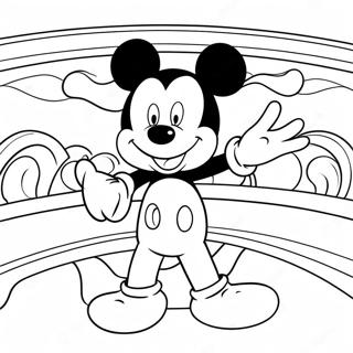 Mickey Mouse On A Disney Cruise Coloring Page 17110-13796