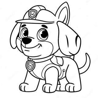 Zuma Paw Patrol Action Pose Coloring Page 17119-13800