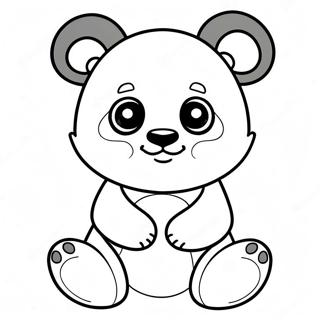 Mimi Panda Coloring Pages