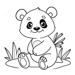 Mimi Panda Coloring Page 17129-13808