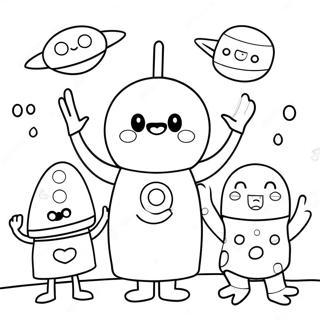 Hey Duggee And Friends Coloring Page 17140-13817