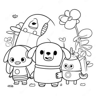 Hey Duggee And Friends Coloring Page 17140-13818