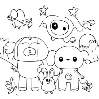 Hey Duggee And Friends Coloring Page 17140-13819