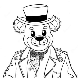 Glamrock Freddy Coloring Page 17149-13823