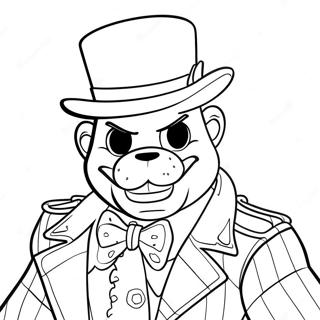 Glamrock Freddy Coloring Page 17149-13824