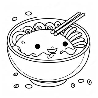 Ramen Bowl Coloring Page 17159-13825