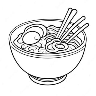 Ramen Bowl Coloring Page 17159-13826