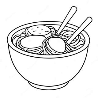 Ramen Bowl Coloring Page 17159-13828