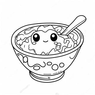 Cute Cartoon Ramen Coloring Page 17160-13834