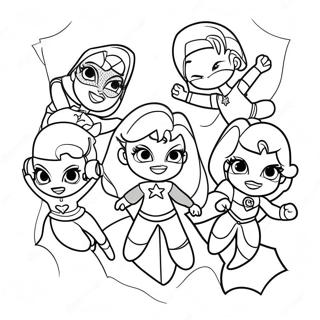 Dc Superhero Girls Coloring Pages