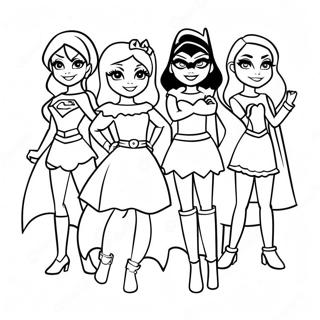 Dc Superhero Girls Coloring Page 17179-13847