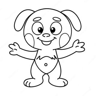 Cute Cartoon Character Coloring Page 17200-13866