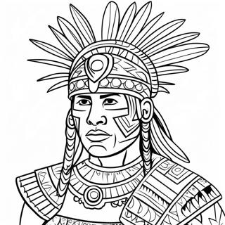 Aztec Coloring Pages