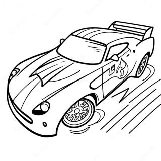 Drag Car Coloring Pages