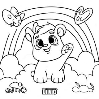 True And The Rainbow Kingdom Coloring Pages