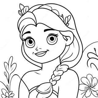 Elsa Mermaid Coloring Page 17269-13918