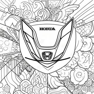 Honda Coloring Pages