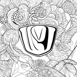 Honda Logo Coloring Page 17279-13923