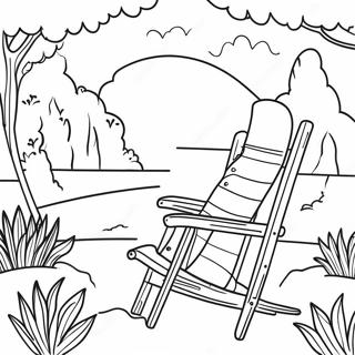 Relaxing Nature Wellness Coloring Page 17290-13949