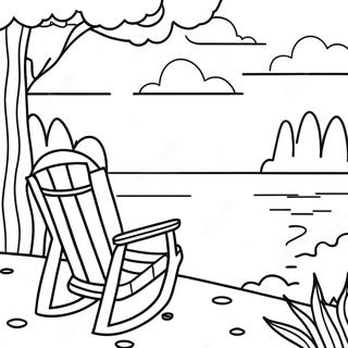 Relaxing Nature Wellness Coloring Page 17290-13950