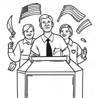 Election Day Coloring Page 17299-13940