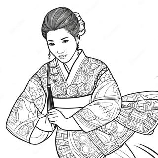 Korean Coloring Pages