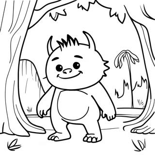 Where The Wild Things Are Coloring Page 17319-13957