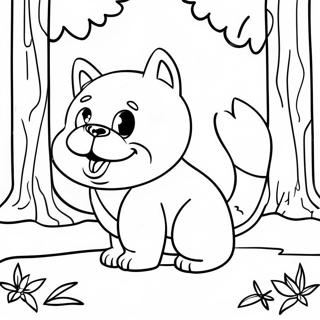 Wild Thing Max In A Forest Coloring Page 17320-13961